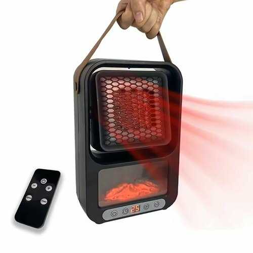 Тепловентилятор напольный обогреватель для дома и офиса с пультом 1590₽