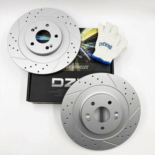 Комплект тормозных дисков задних перфорированных слотированных 2 шт левый и правый DZK DZK10002 DZK11853 для Chery Tiggo 4 7 8 8 Pro Jaecoo 7 16900₽