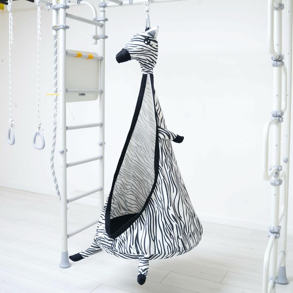 Качели гамак Зебра Romana подвес серые — фото 1