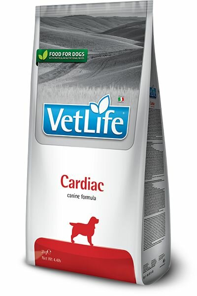 Корм для собак Farmina Vet Life Cardiac для поддержки функции сердца 2 кг