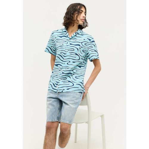 фото Шорты mustang denver shorts, размер 30, голубой