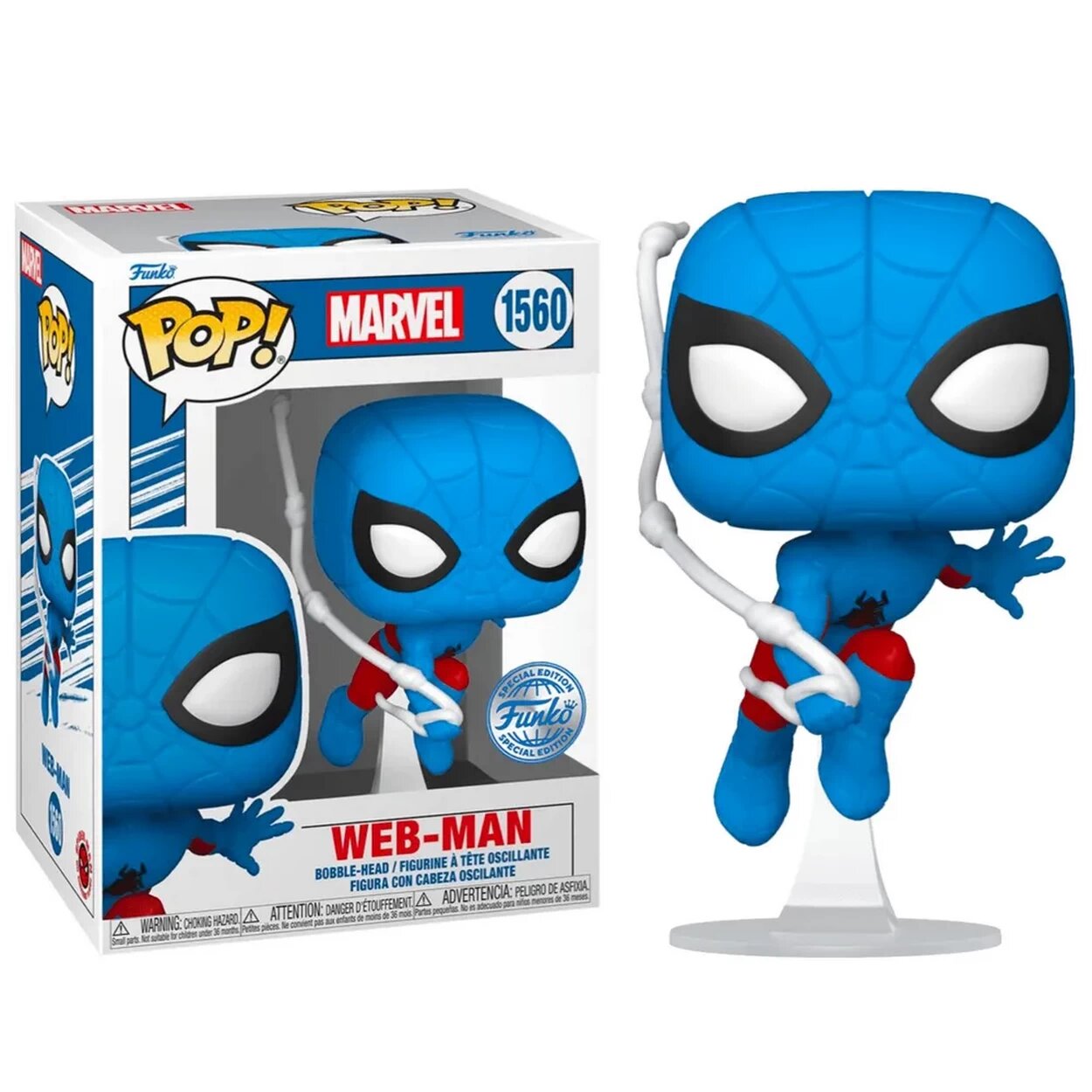Фигурка Funko POP! Человек-паук с паутиной (Web-Man) #1560