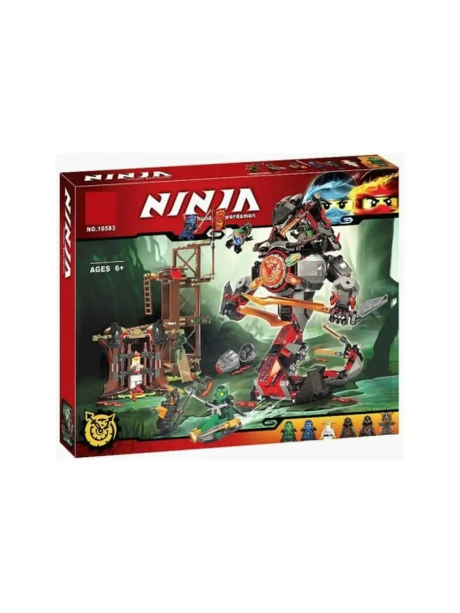 Конструктор Ninja: Железные удары судьбы - 740 дет/Совместим с конструктор Lego Ninjago/Товары для взрослых и детей