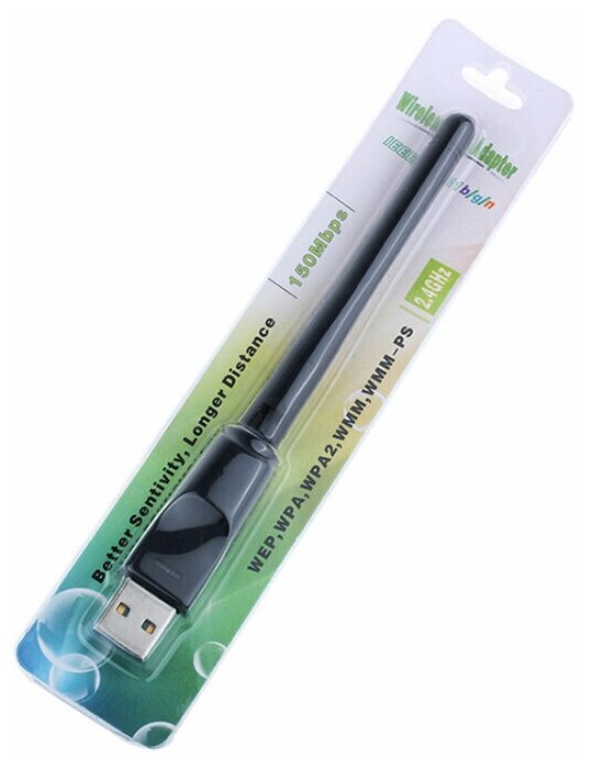 Беспроводной сетевой адаптер Орбита OT-PCK05 WI-FI для компьютера и ноутбука USB
