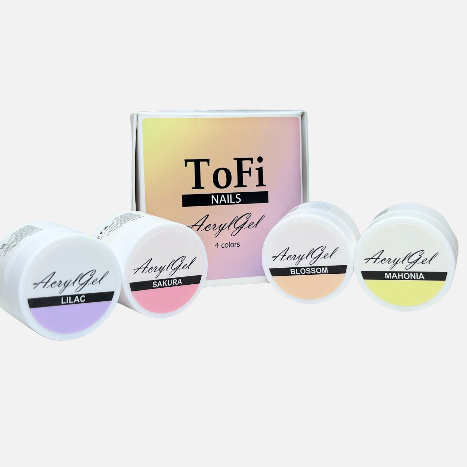 Набор акригелей ToFi AcrylGel 4 colors