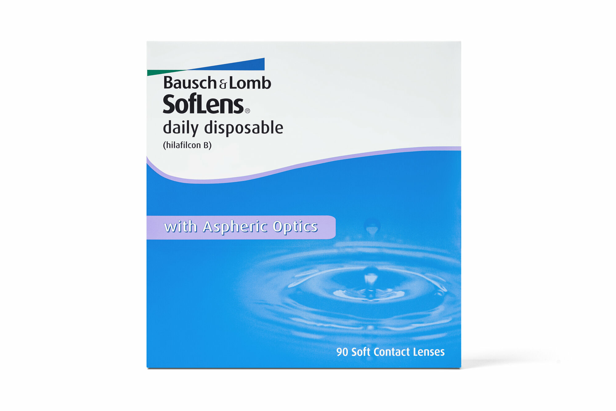 Контактные линзы Bausch + Lomb Soflens Daily Disposable (90) Однодневные, -3.50 / 14.20 / 8.6, 90 шт.