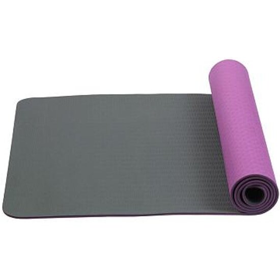Коврик для йоги Prctz двухслойный TWO TONE TPE YOGA MAT, 173х61х0,6см.