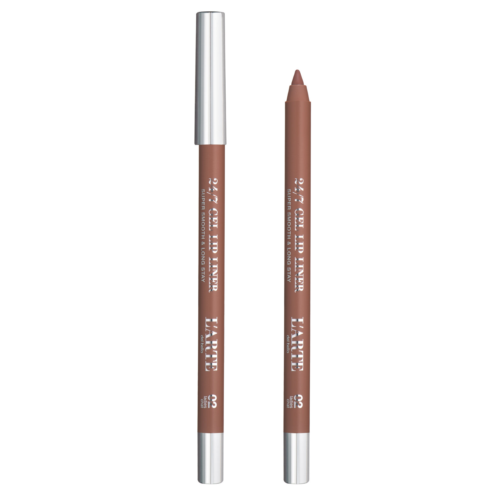 Устойчивый гелевый карандаш для губ 24/7 Gel lip liner, 02 ladies chat