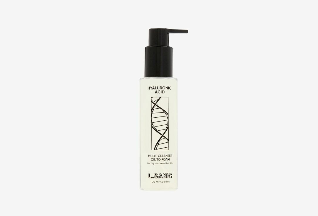 Гидрофильное масло-пенка L.SANIC Hyaluronic Acid Oil to Foam Cleanser 120 мл