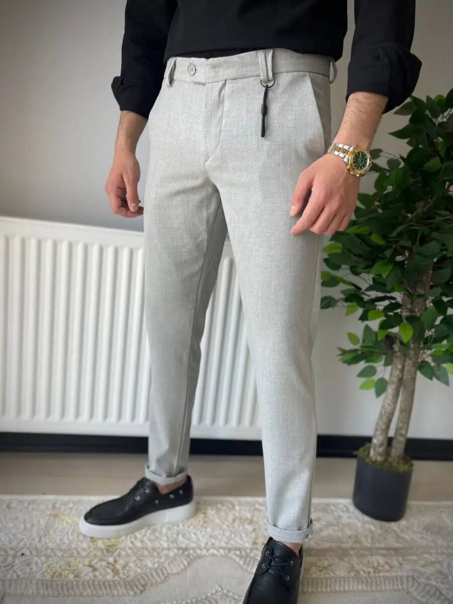 Брюки SKOS Fashion, размер 34, серый