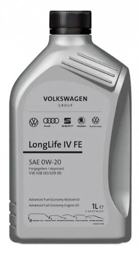 Моторное масло Vag Longlife IV 0W-20 508.00/509.00 синтетическое 1 л GS60577M2