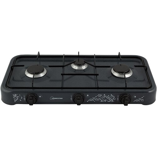 Плита газовая HOMESTAR HS-1203 3-х конфорочная газовая плитка homestar hs 1203 003700