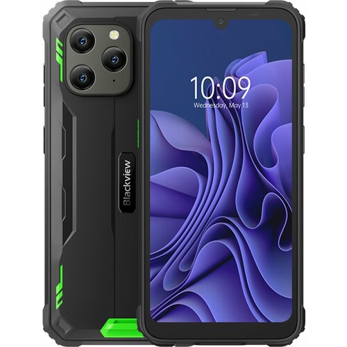 Смартфон Blackview BV5300 4/32 ГБ, Dual nano SIM, черный/зеленый смартфон blackview bv6200 pro 4 128 гб dual nano sim черный зеленый