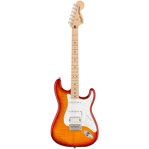 Электрогитара FENDER SQUIER Affinity 2021 Stratocaster FMT HSS MN Sienna Sunburst