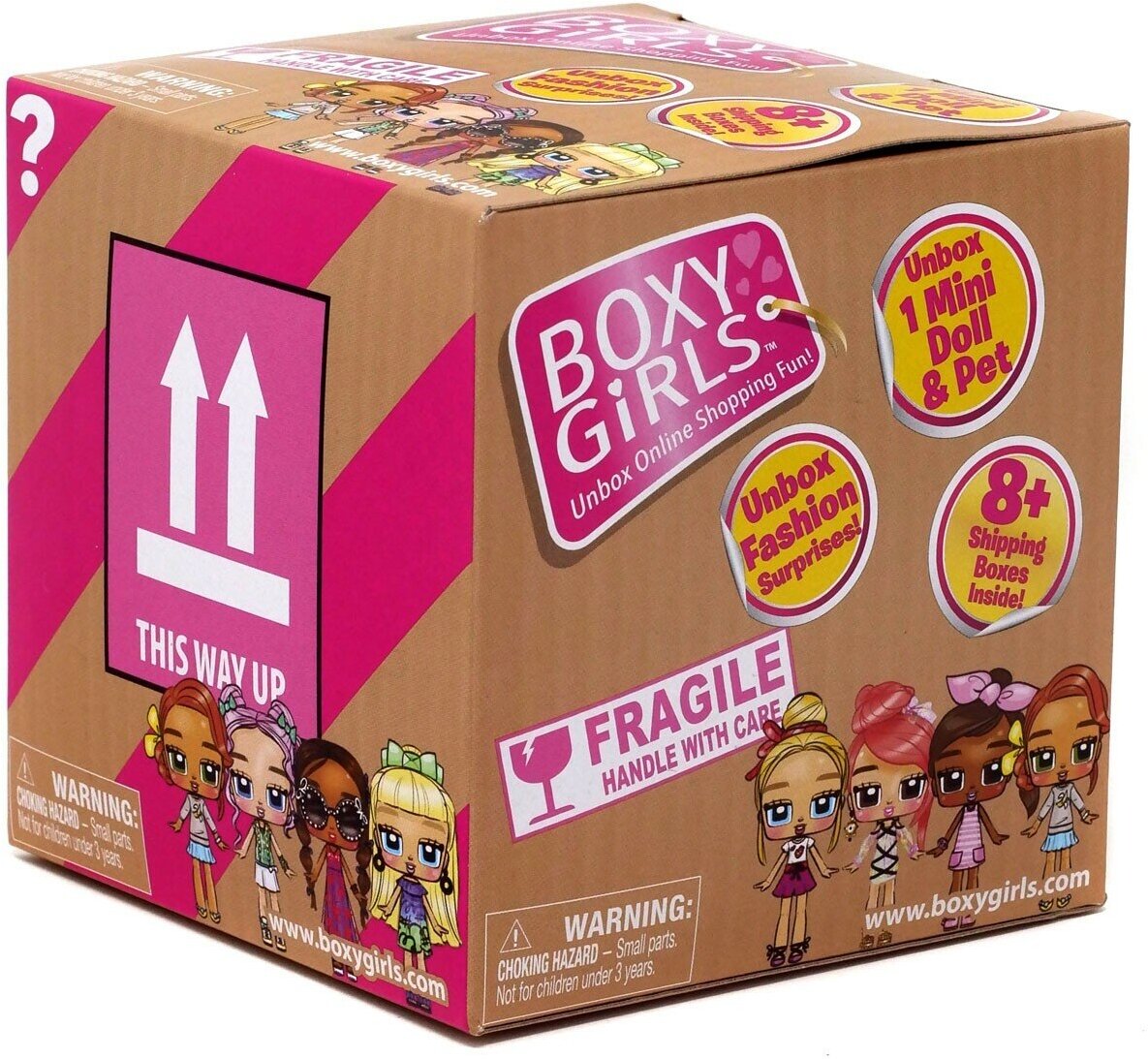 Игровой набор Boxy Girls Мини-бокс, кукла мини с питомцем и аксессуарами