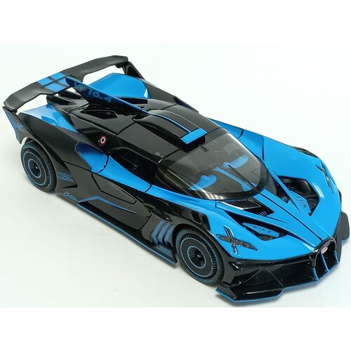 фото Машинка bugatti bolide с дымом металлическая 1:24, с клаксоном, свет, звук msn trading limited