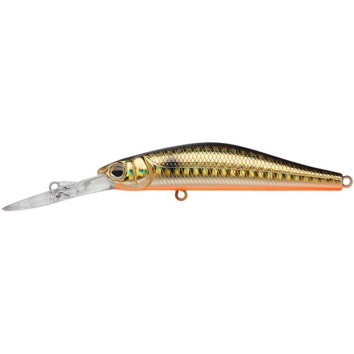 фото Воблер минноу strike pro inquisitor mdr 80sp, цвет: 613-713 black back smoked ob, (eg-193al-sp#613-7