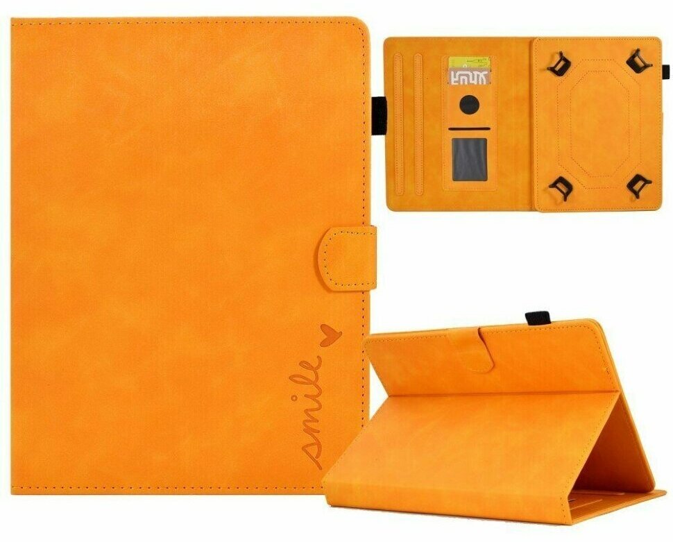 Универсальный чехол Folio Stand для планшета 8 дюймов (оранжевый)