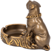 Фото #6 Статуэтка Bogacho держатель для украшений ключей и различных мелочей Собака Брут бронзового цвета