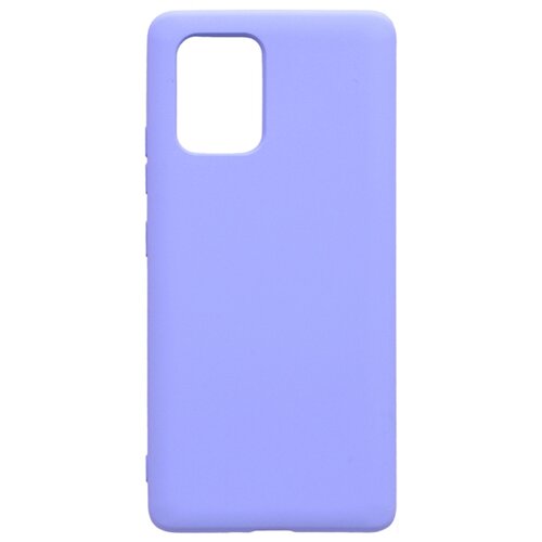 фото Чехол - накладка silky sense для samsung galaxy s10 lite сиреневый re:pa
