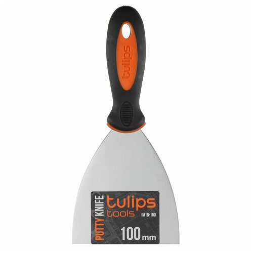 шпатель скребок tulips 50мм im18 205 Tulips Tools Шпатель малярный 100 мм Tulips Tools IM18-100