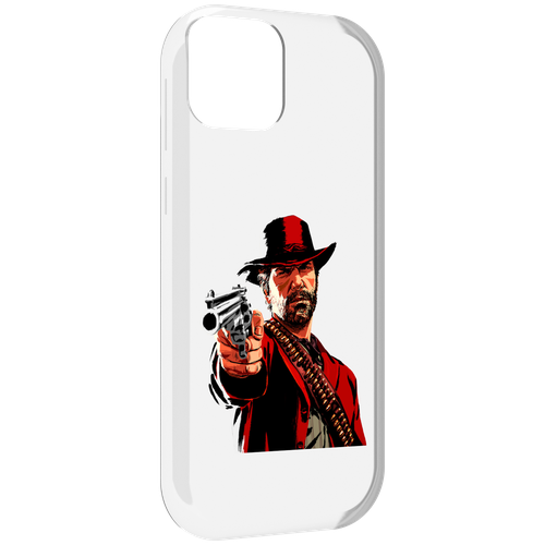 Чехол MyPads Red-Dead-Redemption-2-РДР-2 для UleFone Note 6 / Note 6T / Note 6P задняя-панель-накладка-бампер