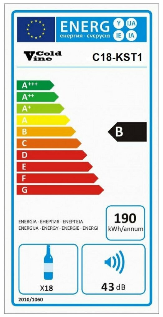 Встраиваемый винный шкаф Cold Vine C18-KST1 - фотография № 12