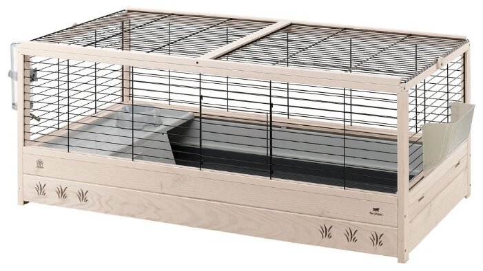 Клетка для грызунов, кроликов Ferplast Arena 120 125х64.5х51 см 125 см 64.5 см 51 см бежевый - фотография № 1