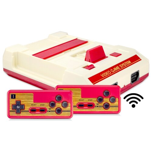 Игровая приставкаRetro Genesis8 Bit Wireless Li-ion, белый/красный
