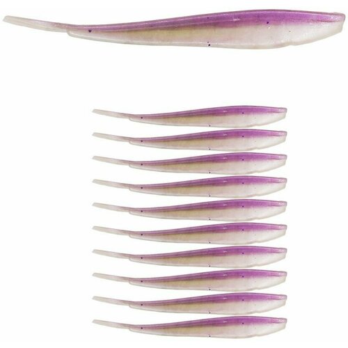 Силиконовые приманки для рыбалки со вкусовым ароматизатором 10 шт 75 см 13 гр 293₽