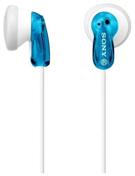 Наушники Sony MDR-E9LP, mini jack 3.5 mm, blue