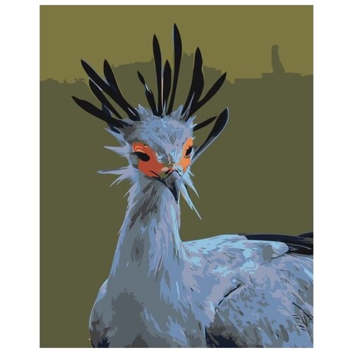Картина по номерам Диковинная птица, 40x50 см
