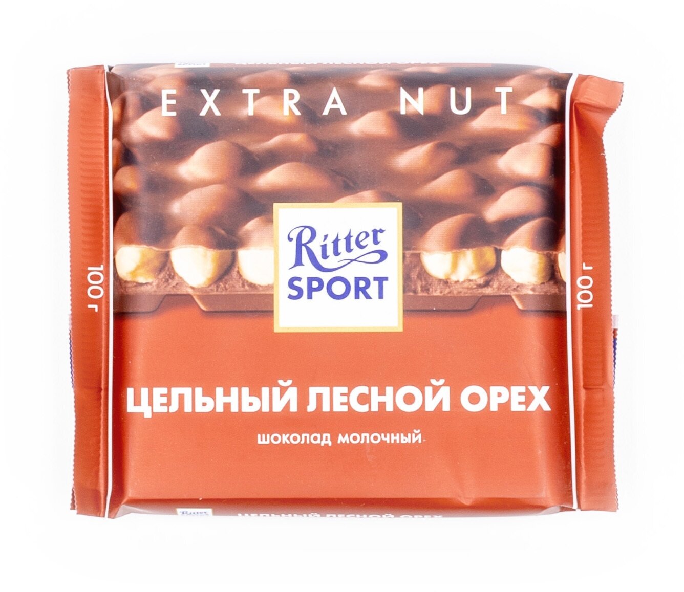 Шоколад Ritter Sport молочный с цельным лесным орехом, 100 г - фото №9