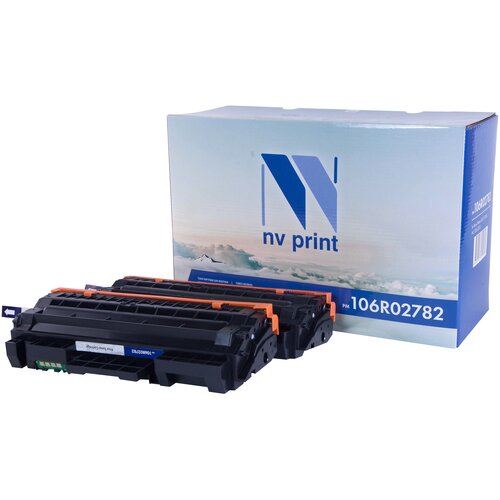 Картридж NV Print совместимый 106R02782 для Xerox Phaser 3052/3260/WC 3215/3225 (6000k) (2 шт) {36613} xerox 022n02801 ролики подачи захвата автоподачи adf pick up assy module для wc 3215 3225