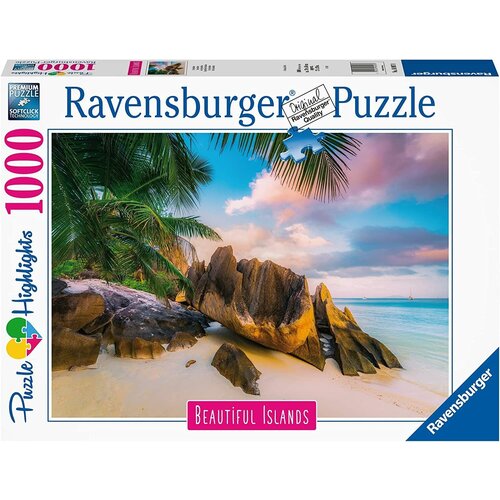 Пазл Ravensburger 1000 деталей: Красивые острова. Сейшелы пазл пляж сейшелы 3000 деталей