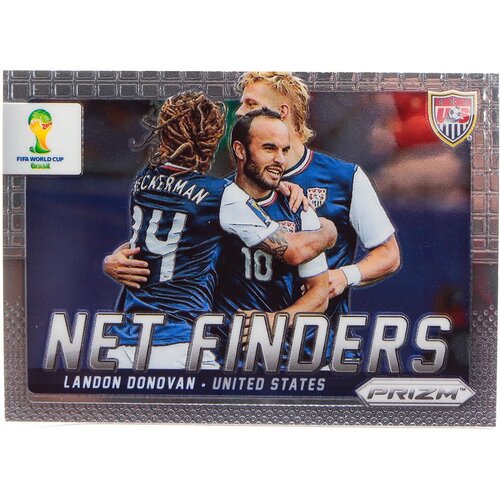 Коллекционная карточка Panini Prizm FIFA WORLD CUP 2014 - #NF-25 Landon Donovan - Net Finders S0244 коллекционная карточка panini prizm fifa world cup 2014