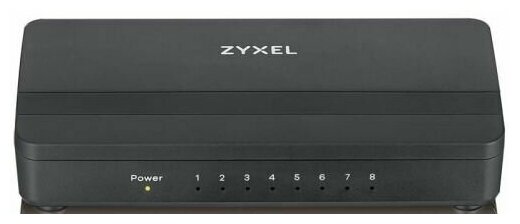 Коммутатор неуправляемый ZYXEL GS-108SV2-EU0101F 8 портов Gigabit Ethernet с приоритетными портами