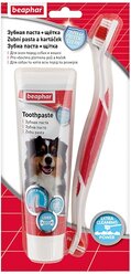 Комплект Beaphar для чистки зубов для собак и кошек 100 г