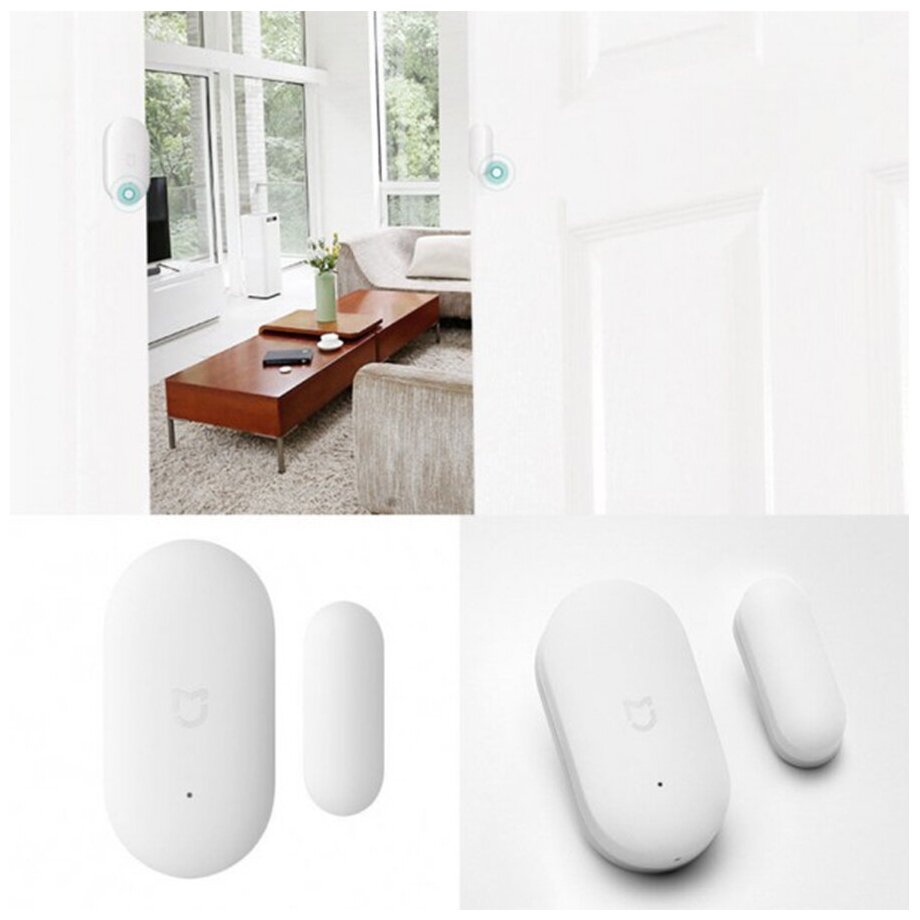 Датчик открытия дверей и окон Xiaomi Mi Smart Home Window and Door Sensor (MCCGQ01LM) белый - фотография № 8