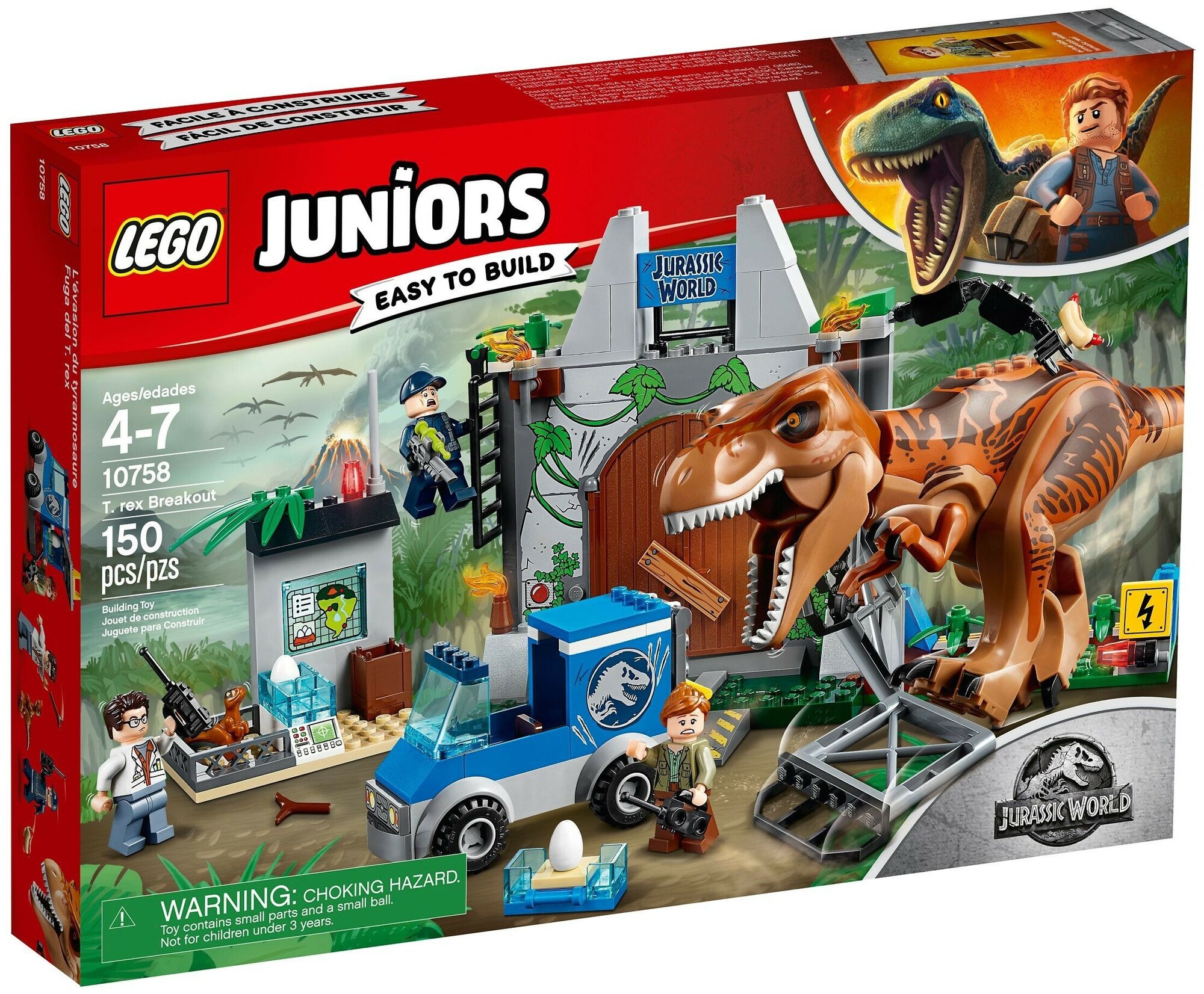 Конструктор LEGO Лего 10758 Побег тираннозавра