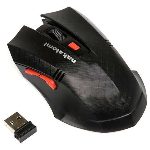 Dialog Мышь беспроводная оптическая Nakatomi MRON-04U BLACK 6 кн 8001600 dpi USB черная 89900₽