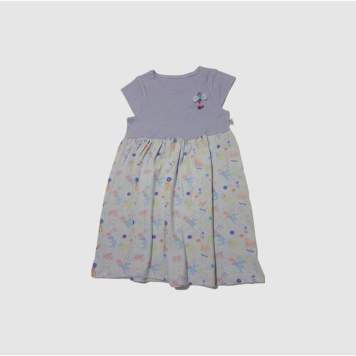 фото Платье хлопок, размер 110, фиолетовый нет бренда
