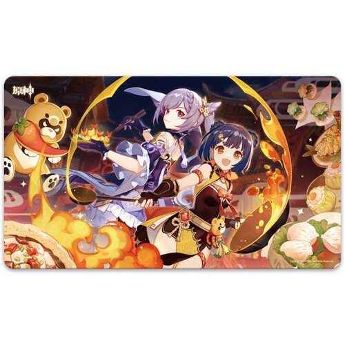 коврик для мыши genshin global impact desk mat firefly acg carnival 2022 event merchandise rai Коврик для мыши Genshin Impact: Веселье лунного света (Moonlight Merriment) Геншин Импакт (Genshin Impact) (6974696618969) 70 см