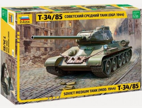 Изображение товара Сборная модель Zvezda 3687 Советский средний танк Т-34/85
