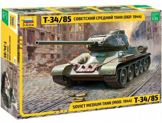 Сборная модель Zvezda 3687 Советский средний танк Т-34/85