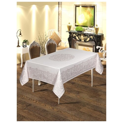 фото Do & co скатерть merant цвет: пудровый br23238 (160х220 см)