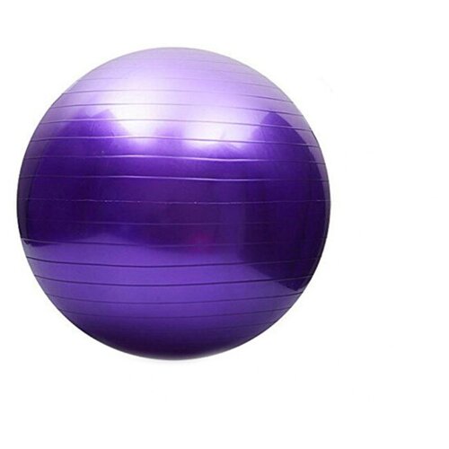 фото Фитбол, гимнастический мяч для йоги и фитнеса, антивзрыв, фиолетовый, 95 см icon