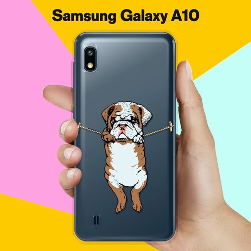 пластиковый чехол молния на samsung galaxy a10 самсунг галакси а10 Силиконовый чехол Бульдог на Samsung Galaxy A10