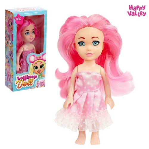 Кукла Lollipop doll, цветные волосы, цвета микс набор lollipop friends кукла с пони микс