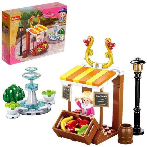 Конструктор Розовая мечта Мини рынок 99 деталей 814₽